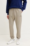 adidas pantaloni de trening Future Icons barbati, culoarea bej, neted, JD4950