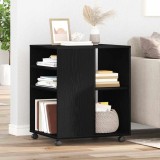 VidaXL Dulap de depozitare, stejar negru, 60x53x72,5 cm lemn prelucrat