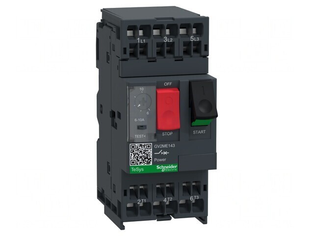 &Icirc;ntrerupător Motor 3/4kW pentru Șină DIN IP20 GV2ME143