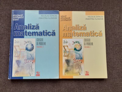Analiza matematica Culegere de probleme Nicolae Donciu, Dumitru Flondor foto