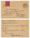 Posta locala Paltinis timbru local 2h 1906 pe intreg postal catre amiral Raimann