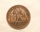 BELGIA 2 CENTIME 1905 LEOPOLD