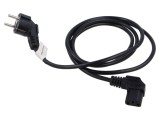 Cablu CEE 7/7 ştecăr unghi 90&deg; IEC C13 mamă PVC