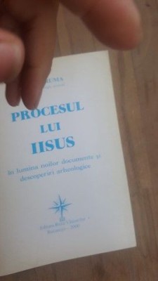 Procesul lui Iisus- Ioan Fruma foto