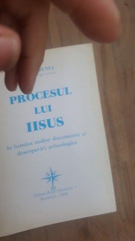 Procesul lui Iisus- Ioan Fruma