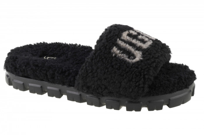 Papuci UGG Cozetta Curly Graphic 1132891-BLK negru