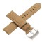 Curea piele naturala compatibila Cookoo Smart Watch, Telescoape QR, 22mm, Kaki