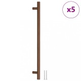 Cumpara ieftin Manere de dulap, 5 buc., bronz, 320 mm, otel inoxidabil