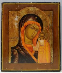 Maica Domnului, Kazanskaia, Scoala Rusa, Secol XIX