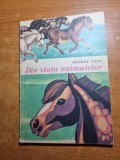 Carte pentru copii - din viata animalelor - din anul 1972