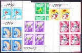 TSV$ - 1969 LP 708 CIRCUL BLOC X 4 MNH/** LUX, Nestampilat