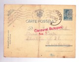 AMS# - CARTE POSTALA CENZURAT BOTOSANI - NR. 1, 1941, Circulata, Printata