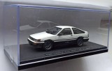 Macheta Toyota Corolla Levin 1600GTV (AE86) 1985 alb - Ebbro 1/43