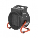Aeroterma electrica PTC, 3 kW, 2000/3000 W, 245 m&sup3;/h, IPX0, 2 trepte putere, Yato