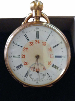 Ceas de buzunar din aur 14K VACHERON CONSTANTIN foto