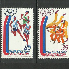 Liechtenstein 1976 - Jocurile Olimpice Montreal, serie neuzata