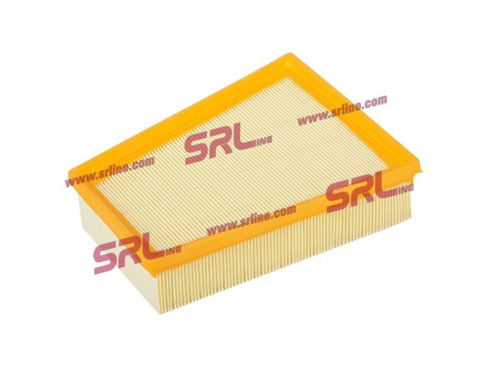 Filtru aer Renault Grand Scenic 2 (Jm0/1) 2004-2009, Megane 2 (Bm0/1, Cm0/1) 2002-2008, Scenic 2 (Jm0/1) 2003-2009, 244x190x57 mm, SRLine Polonia