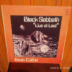 -Y- BLACK SABBATH - LIVE AT LAST DISC VINIL foto