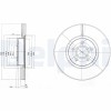 DELPHI BG4056C Disc frana