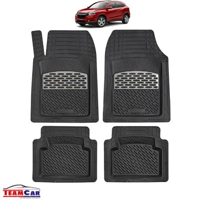 Covorașe Auto TeamCar&amp;reg; Tip Tăviță Compatibile Honda HR-V 2 (2015&amp;ndash;2021) - Silver foto