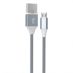 Cablu date magnetic Micro USB U40B Hoco 1m Gri foto