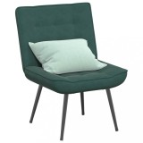 VidaXL Scaun de relaxare Verde &icirc;nchis 64x74x84 cm catifea