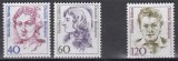 Germania 1987 - Femei celebre, 2 Serii, MNH, Nestampilat