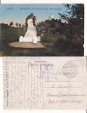 Craiova -Parcul Bibescu-Monumentul Maiorescu-cenzura militara, Circulata, Printata