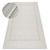 Covor JERSEY 19261 gri - Cadru, structurale, bucla BOHO, 240x330 cm