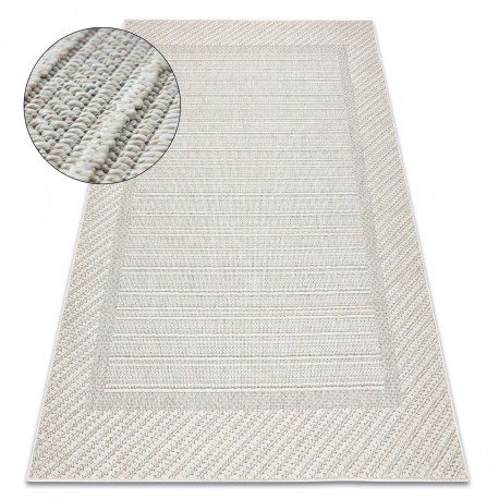 Covor JERSEY 19261 gri - Cadru, structurale, bucla BOHO, 80x150 cm