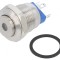 Comutator anti-vandalism verde IP65 SPST-NO 2A 36VDC