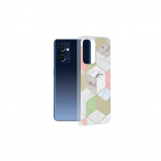 Husa Compatibila cu Oppo Reno7 5G / Find X5 Lite 5G Techsuit Marble Purple Hex