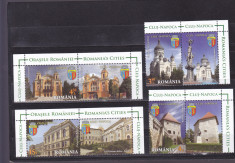 ORASELE ROMANIEI,CLUJ-NAPOCA,CU VINIETA,2010,Lp.2116b, MNH **,ROMANIA. foto