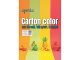 Carton color A4 Aperta - Set 30 coli, 160 g/mp, 5 culori intense