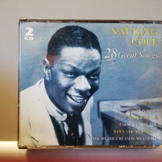 Nat King Cole - 28 Great Songs - 2CD Box(1993/MCPS/Germany) - CD ORIGINAL/ca Nou