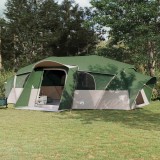 vidaXL Cort pentru familie cu prelata rezistent la apă tunel Verde 42017460