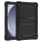 Husa pentru Samsung Galaxy Tab A9, Techsuit, Rugged TabShell, Neagra