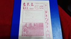 program CFR Timisoara - CIL Sighet