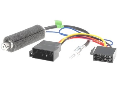 Adaptor antena cu separator, Audi, Seat, VW, DIN mufa, ISO soclu, T139037 foto