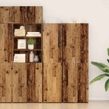 vidaXL Bufet 2 pcs Lemn vechi 50 x 42,5 x 185 cm 3365585