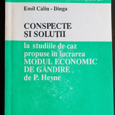 Conspecte și soluții la studiile de caz MODUL ECONOMIC DE GÂNDIRE DE P. Heyne