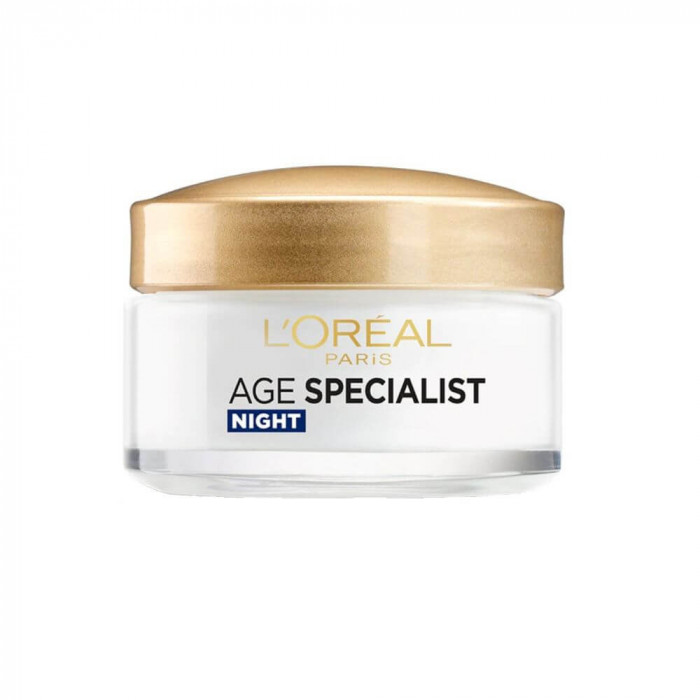 Crema Antirid de Noapte L&#039;Oreal Paris Age Specialist 55+, 50 ml, Crema L&#039;Oreal Paris Antirid, Crema Fata Antirid, Crema Ten Antirid, Crema Anti Imbatr