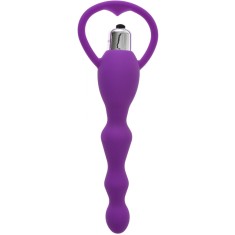 Bile Anale Silkey 10 Moduri Vibratii Silicon Purple 17 cm Mokko Toys