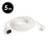 Cablu prelungitor de retea tip oscilant &ndash; 5 m, 3 x 1,5 mm&sup2;, alb Best CarHome, Globiz