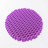Jucarie Antistres Interactiva Flexibila si Modelabila, Culoare Mov, din Plastic, Dimensiuni 10x10x3 cm, Oem