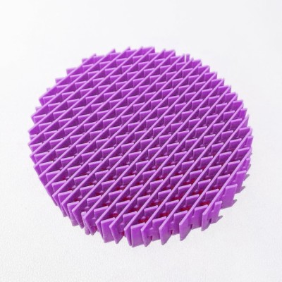 Jucarie Antistres Interactiva Flexibila si Modelabila, Culoare Mov, din Plastic, Dimensiuni 10x10x3 cm foto