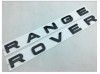 Emblema Auto Range Rover, ABS Negru, Litere Lucioase, Adeziv Inclus, 45.6mm x 31mm