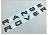 Logo Range Rover abs negre Litere lucioase adeziv inclus, Universal