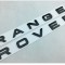 Logo Range Rover abs negre Litere lucioase adeziv inclus