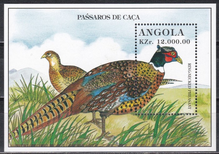 Angola 1996 - Păsări, Colita, MNH